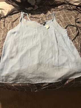 Primark Light Blue Spaghetti Strap Camisole Top